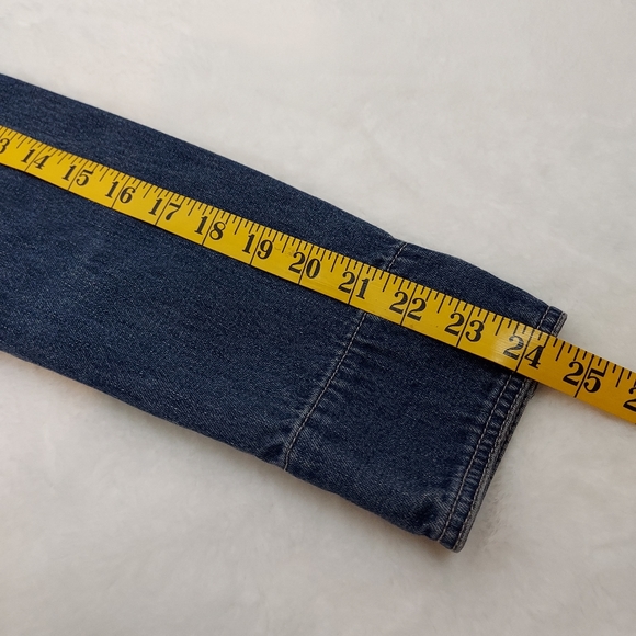 Vintage St. John's Bay Blue Jean Denim Long Sleeve Button Up Jacket Size M - Picture 6 of 9